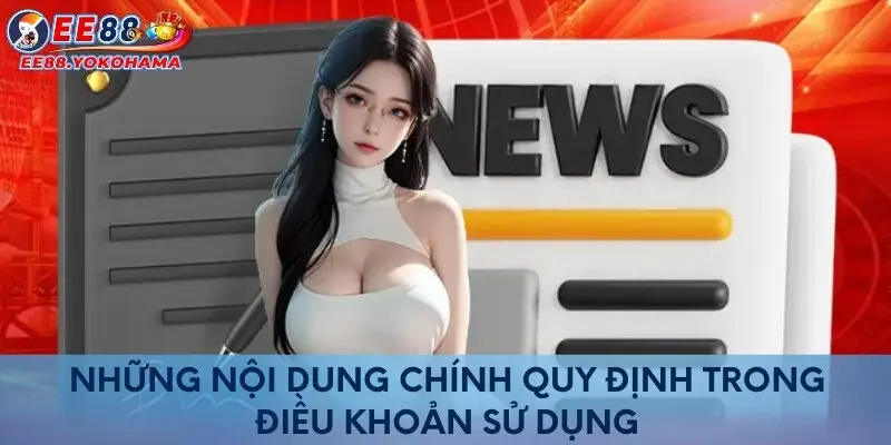 Những nội dung chính quy định trong điều khoản sử dụng